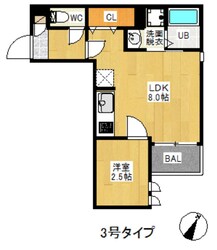 吉塚駅 徒歩15分 1階の物件間取画像